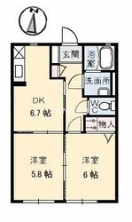 ST大高　Ｂ棟の物件間取画像